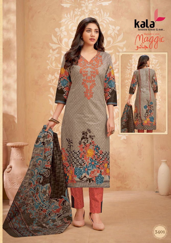 Kala Maggic 15 Karachi Cotton Regular Wear Printed Dress Material Collection